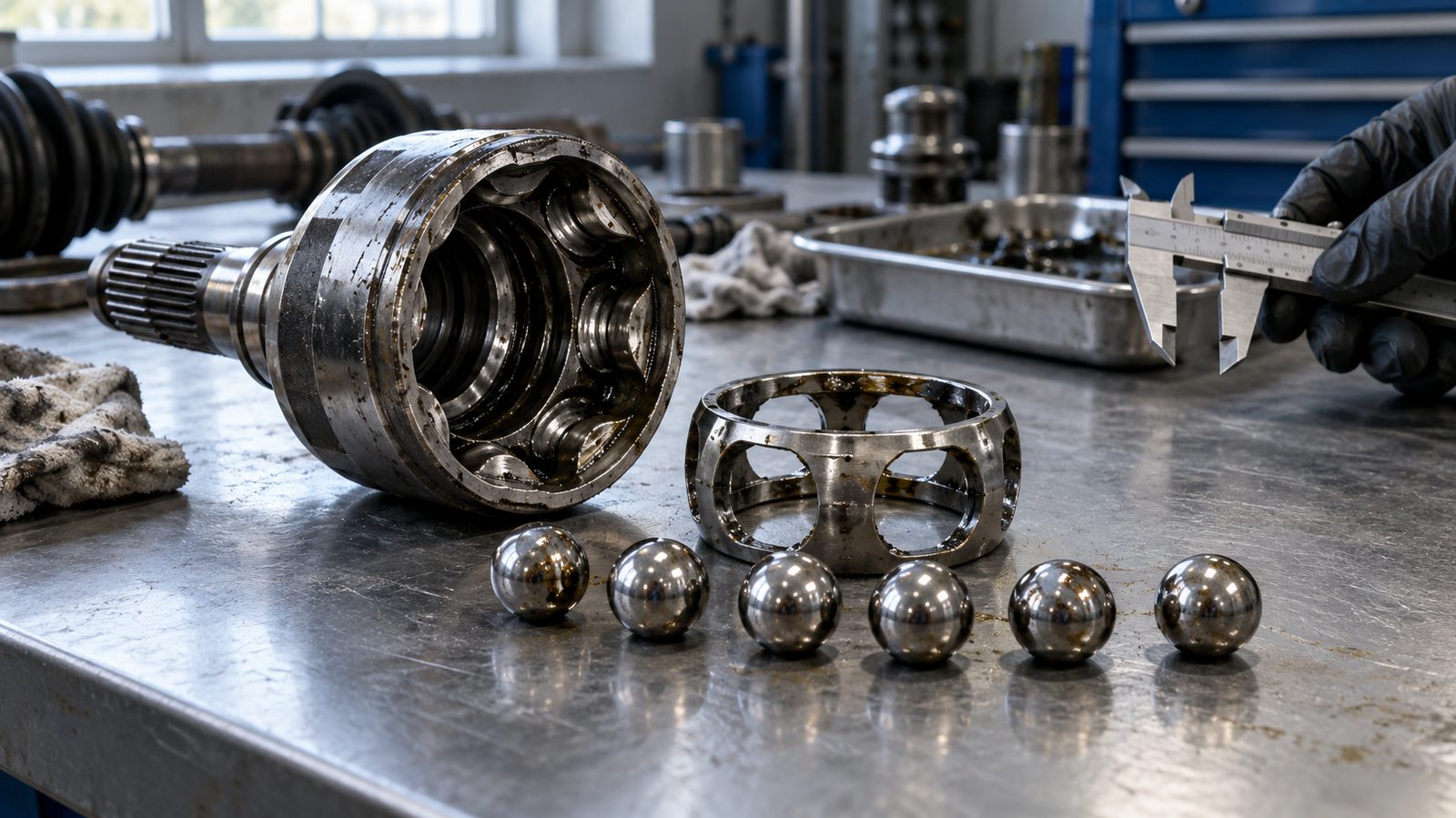 Load Bearing Bench CV Joint Ball Cage Wear Symptoms: How to Diagnose and Verify | Huayuan